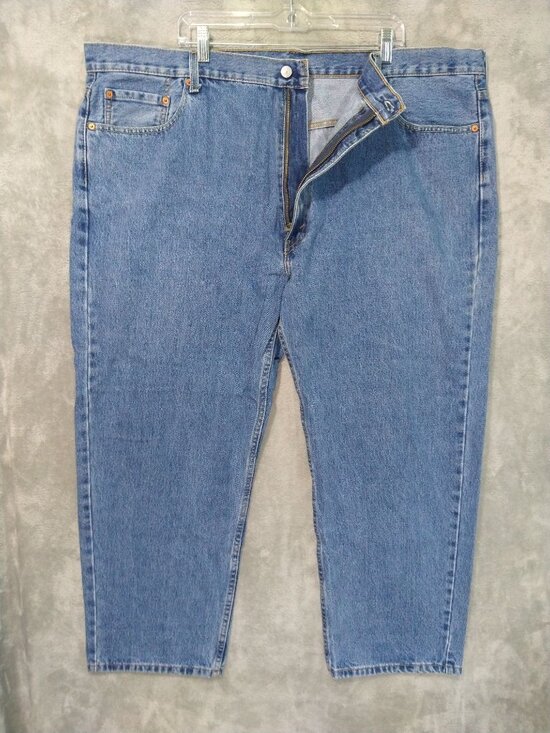 Levi's Other - Levis 550 Jeans Mens 48x30 Blue Denim Relaxed Fit Tapered Leg Medium Wash